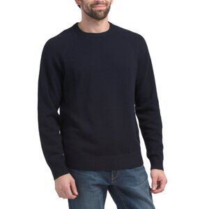 M MAGASCHONI Navy Lambswool Sweater